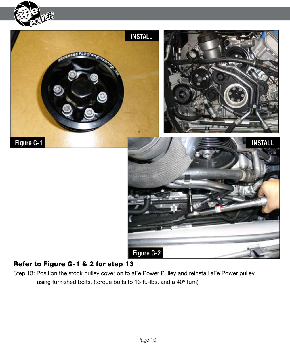 aFe Billet Aluminum Crank Power Pulley Kit | BMW M3 (E90/92/93) (09-12) V8 4.0L (79-10002)