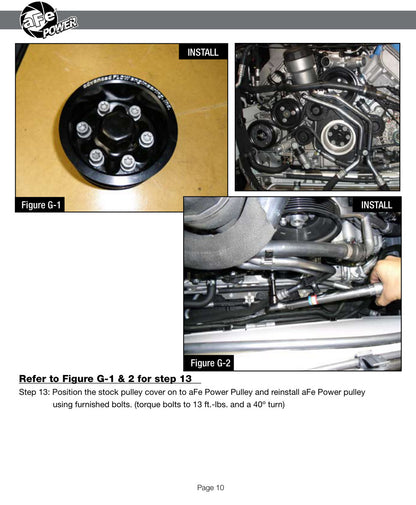 aFe Billet Aluminum Crank Power Pulley Kit | BMW M3 (E90/92/93) (09-12) V8 4.0L (79-10002)