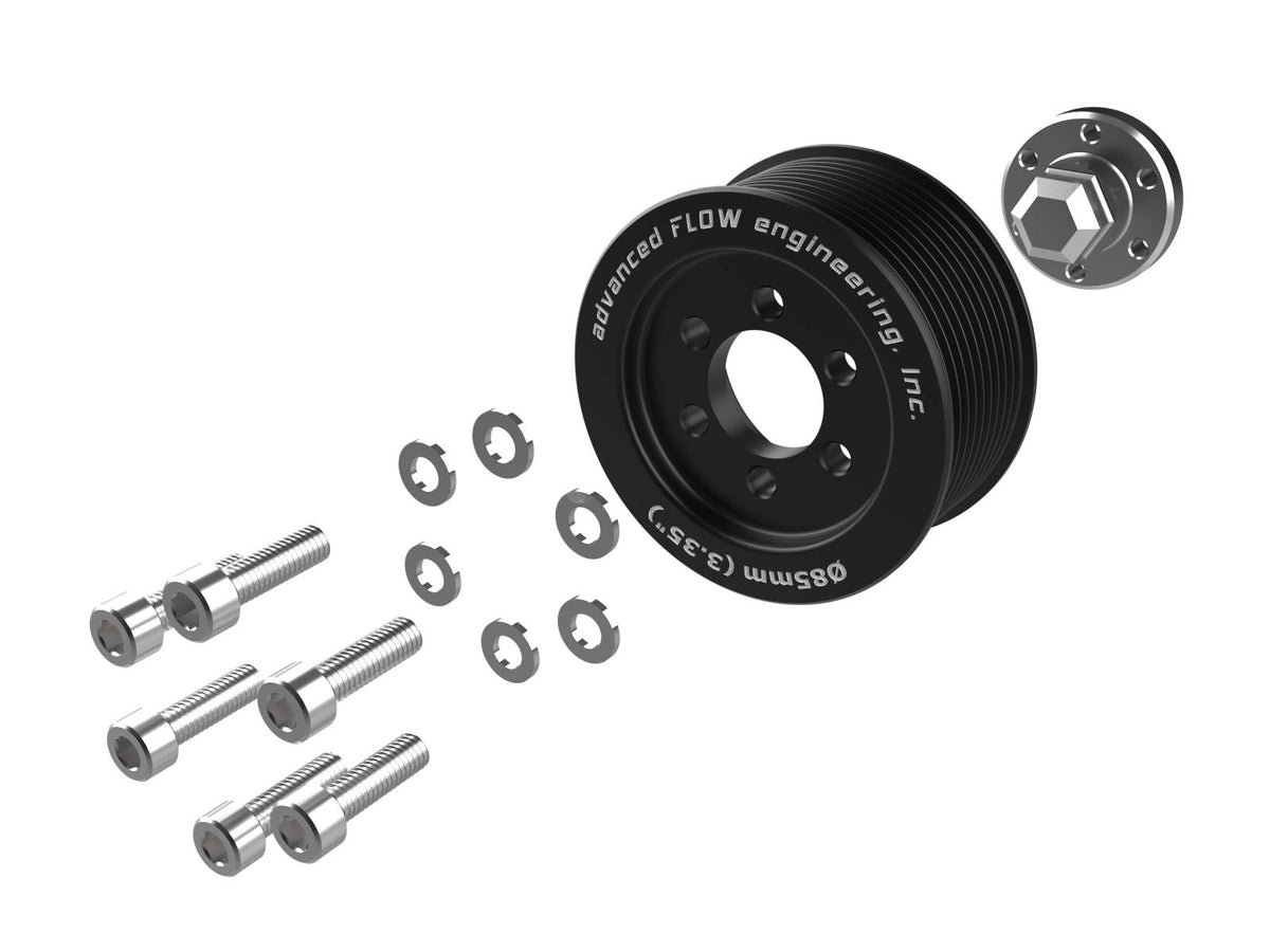 aFe 3.35in Supercharger Pulley Kit w/ Hub | Dodge Challenger/Charger SRT Hellcat (15-23) (79-10005)