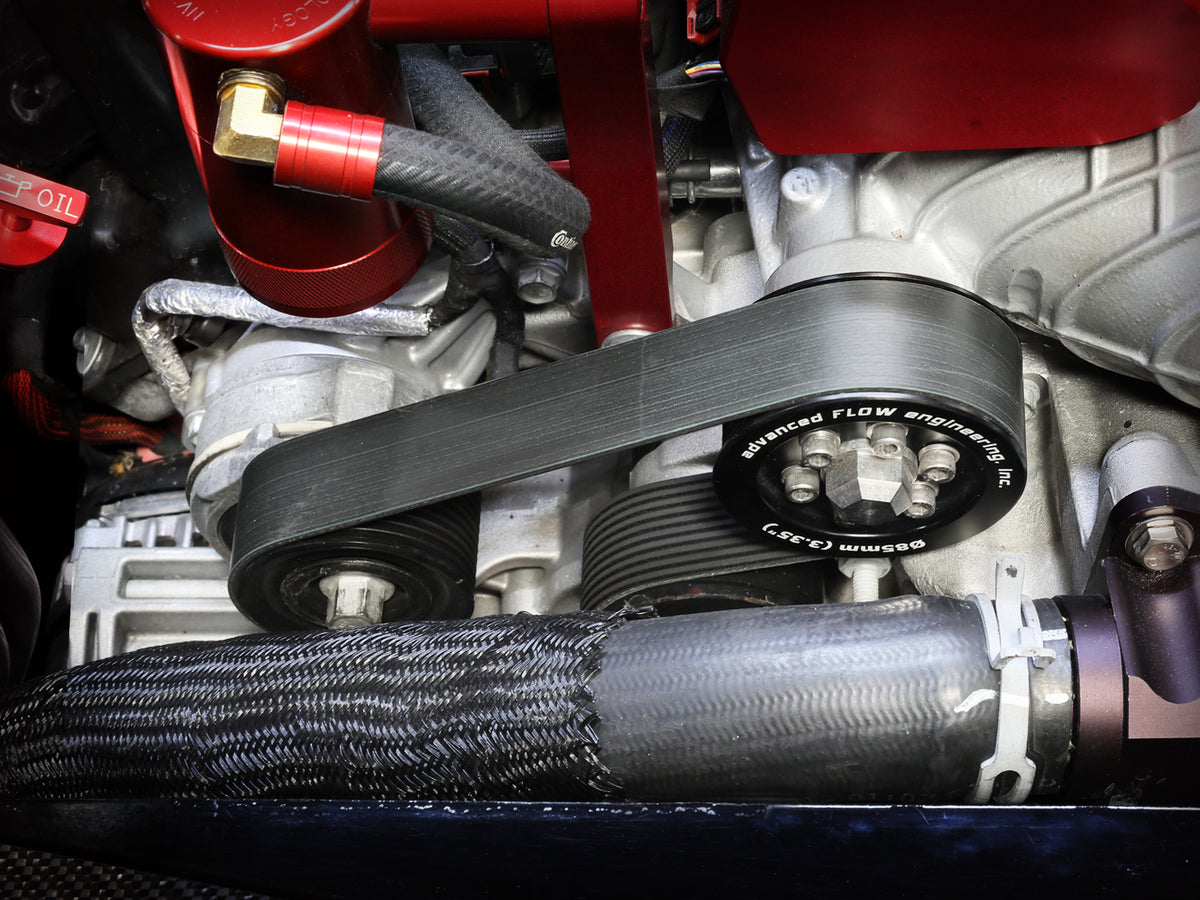 aFe 3.35in Supercharger Pulley Kit w/ Hub | Dodge Challenger/Charger SRT Hellcat (15-23) (79-10005)