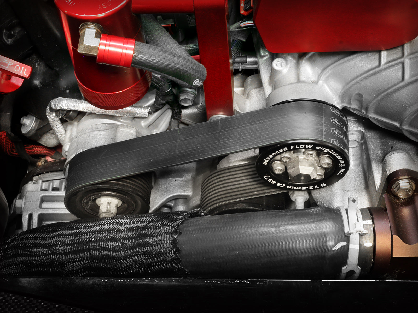 aFe 2.85in Supercharger Pulley Kit w/ Hub | Dodge Challenger/Charger SRT Hellcat (15-23) (79-10007)