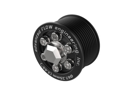 aFe 2.65in Supercharger Power Pulley Kit w/ Hub | Challenger/Charger SRT Hellcat (15-23) (79-10008)
