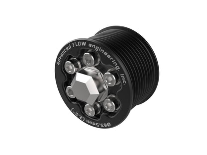 aFe 2.50in Supercharger Power Pulley Kit w/ Hub | Challenger/Charger SRT Hellcat (15-23) (79-10009)