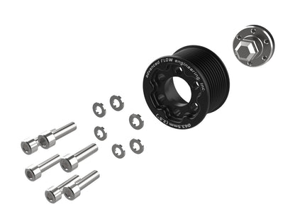 aFe 2.50in Supercharger Power Pulley Kit w/ Hub | Challenger/Charger SRT Hellcat (15-23) (79-10009)