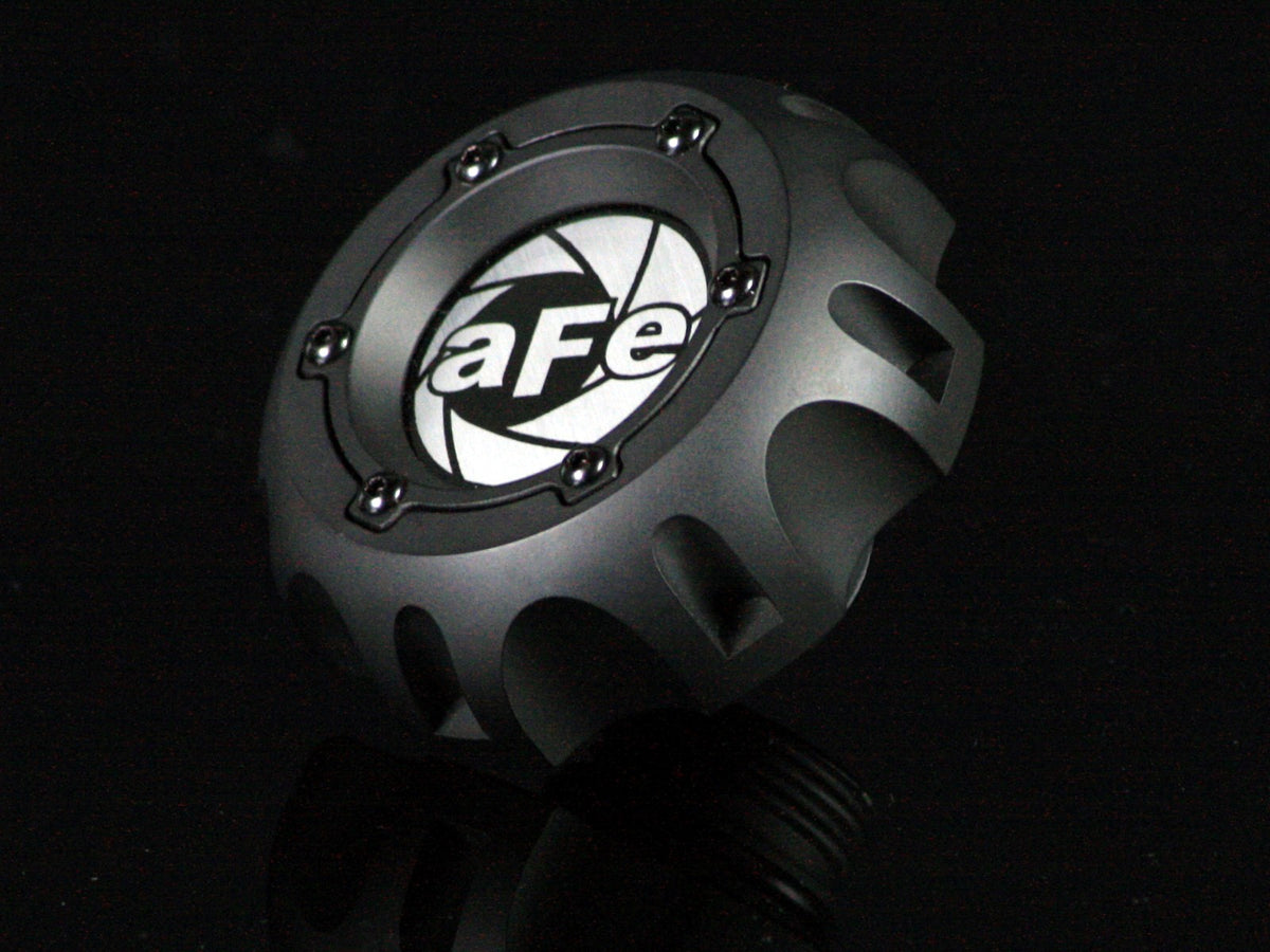 aFe Billet Aluminum Oil Cap | Dodge Diesel Trucks L6 5.9L/6.7L (03-14) (79-12001)