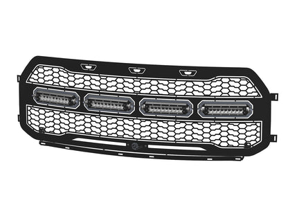 aFe Scorpion Tread Grille w/ LED Lights | Ford Raptor (17-20) (79-21001L)