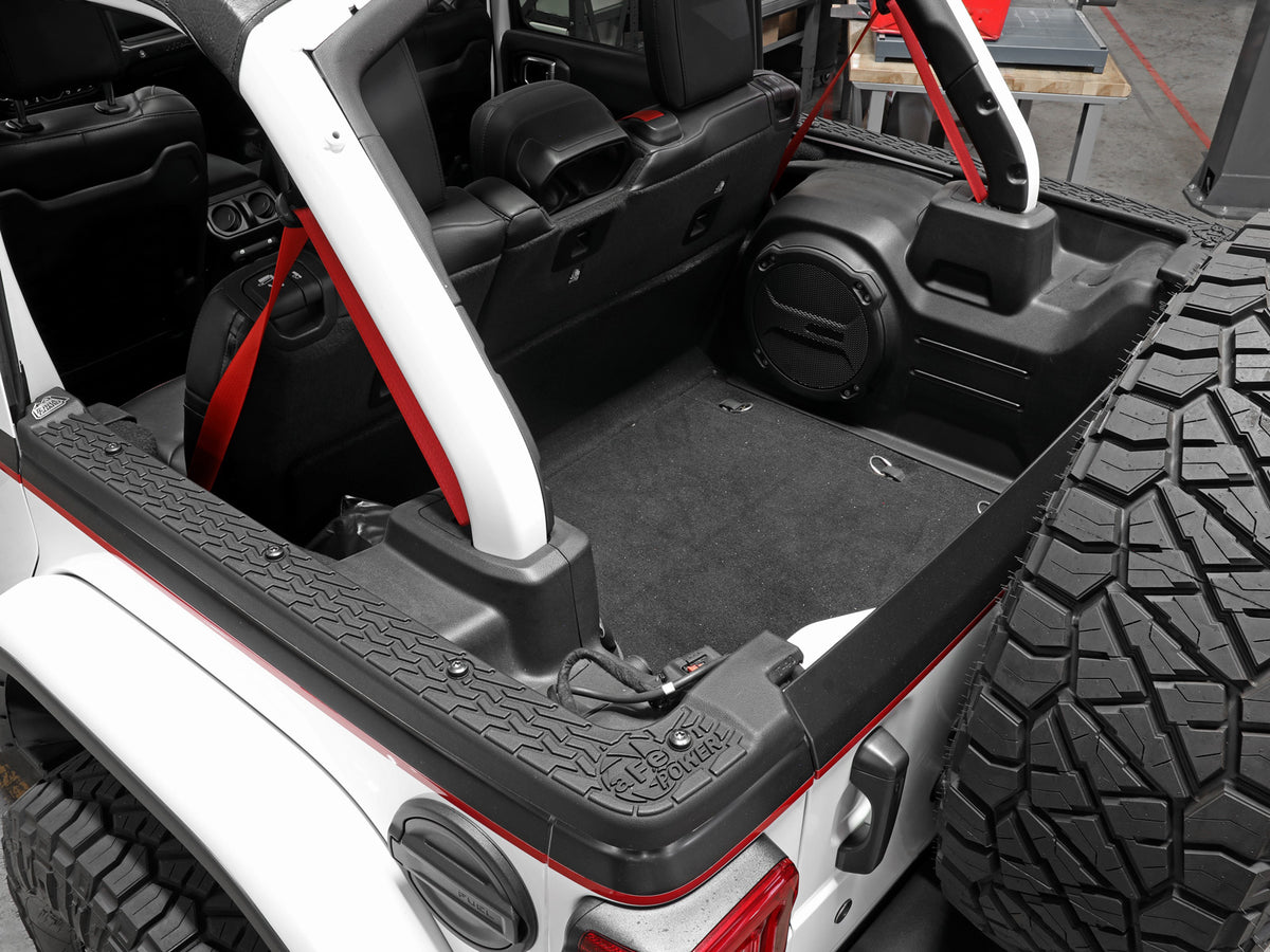 aFe Terra Guard Tub Rail Covers | Jeep Wrangler JL (18-22 4-Door w/ 3-Piece Hard-Top) (79-25001)