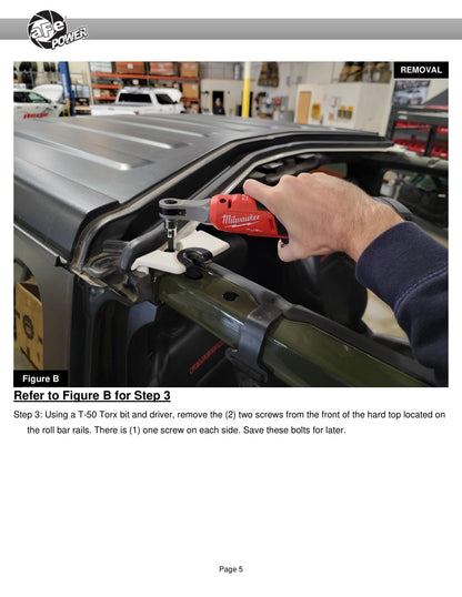 aFe Terra Guard Tub Rail Covers | Jeep Wrangler JL 18-24 2-Door w/ Hard-Top (79-25002)