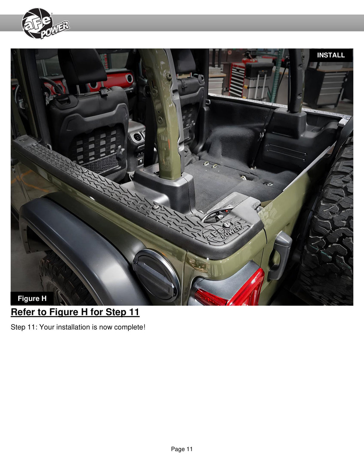 aFe Terra Guard Tub Rail Covers | Jeep Wrangler JL 18-24 2-Door w/ Hard-Top (79-25002)