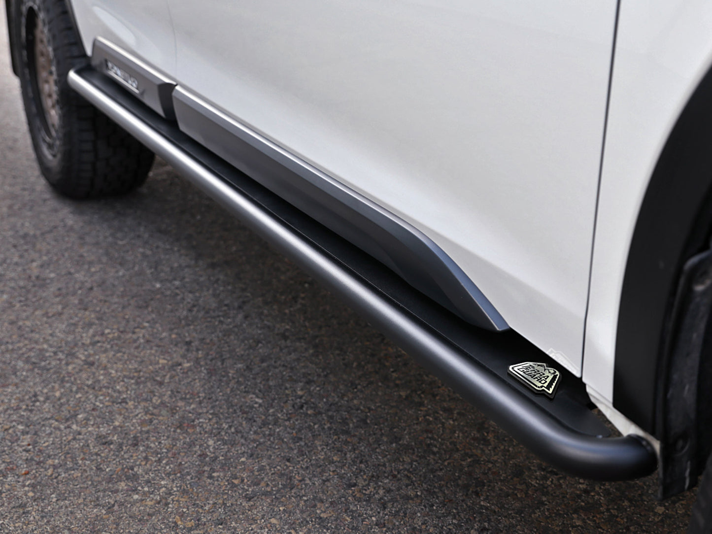 aFe Terra Guard Trail Slider Steps - Black | Subaru Outback H4 2.4L / H4 2.5L (20-23) (79-27003)