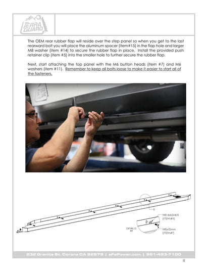 aFe Terra Guard Trail Steps Black | Subaru Outback H4 2.5L / H6 3.6L (10-14) (79-27004)