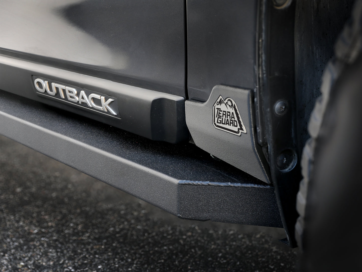 aFe Terra Guard Trail Steps Black | Subaru Outback H4 2.5L / H6 3.6L (15-19) (79-27005)