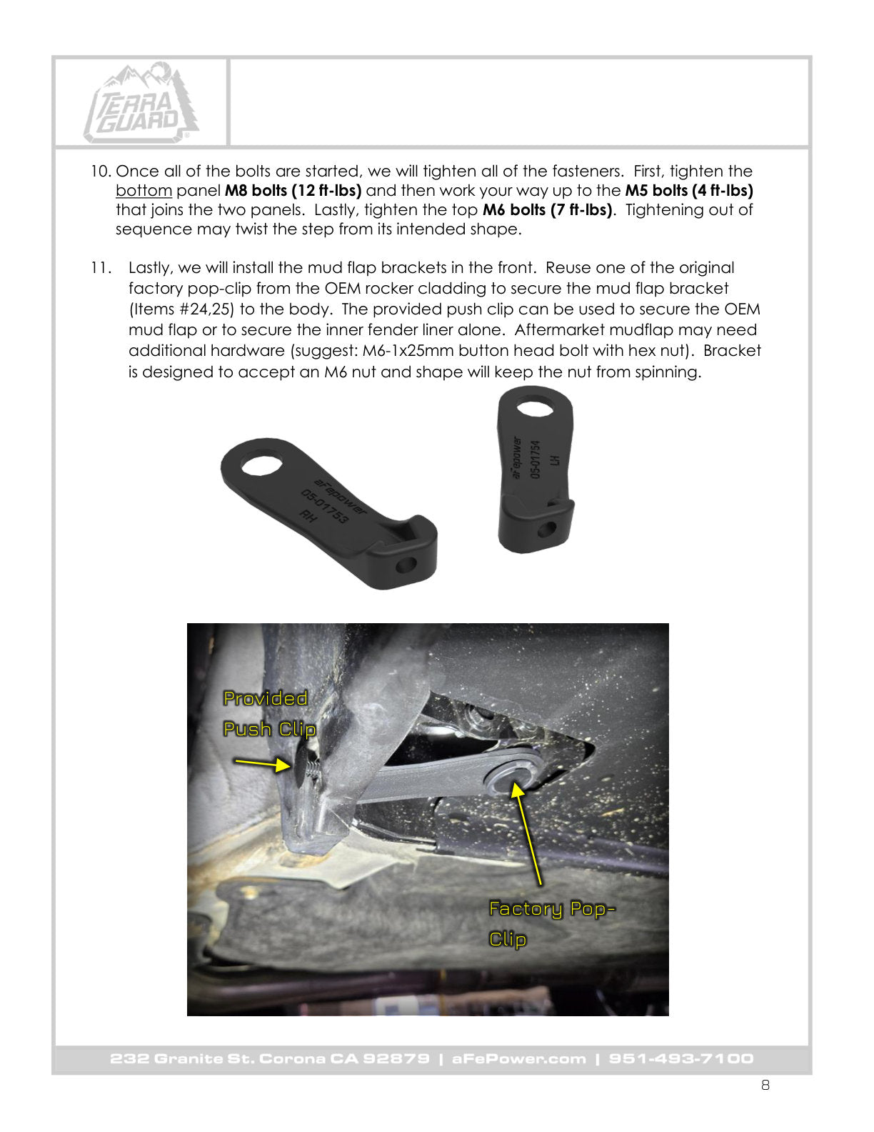 aFe Terra Guard Trail Steps Black | Subaru Outback H4 2.4L/2.5L (20-23) (79-27006)