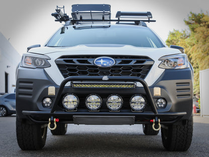 aFe Terra Guard Front Bumper - Black | Subaru Outback H4 2.4L Turbo / H4 2.5L (20-23) (79-27009)