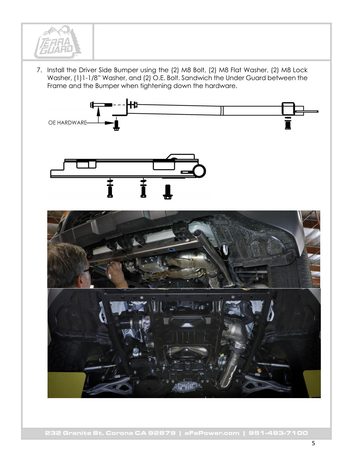 aFe Terra Guard Bumper w/ Winch Mount | Subaru Outback (20-22) (79-27016)