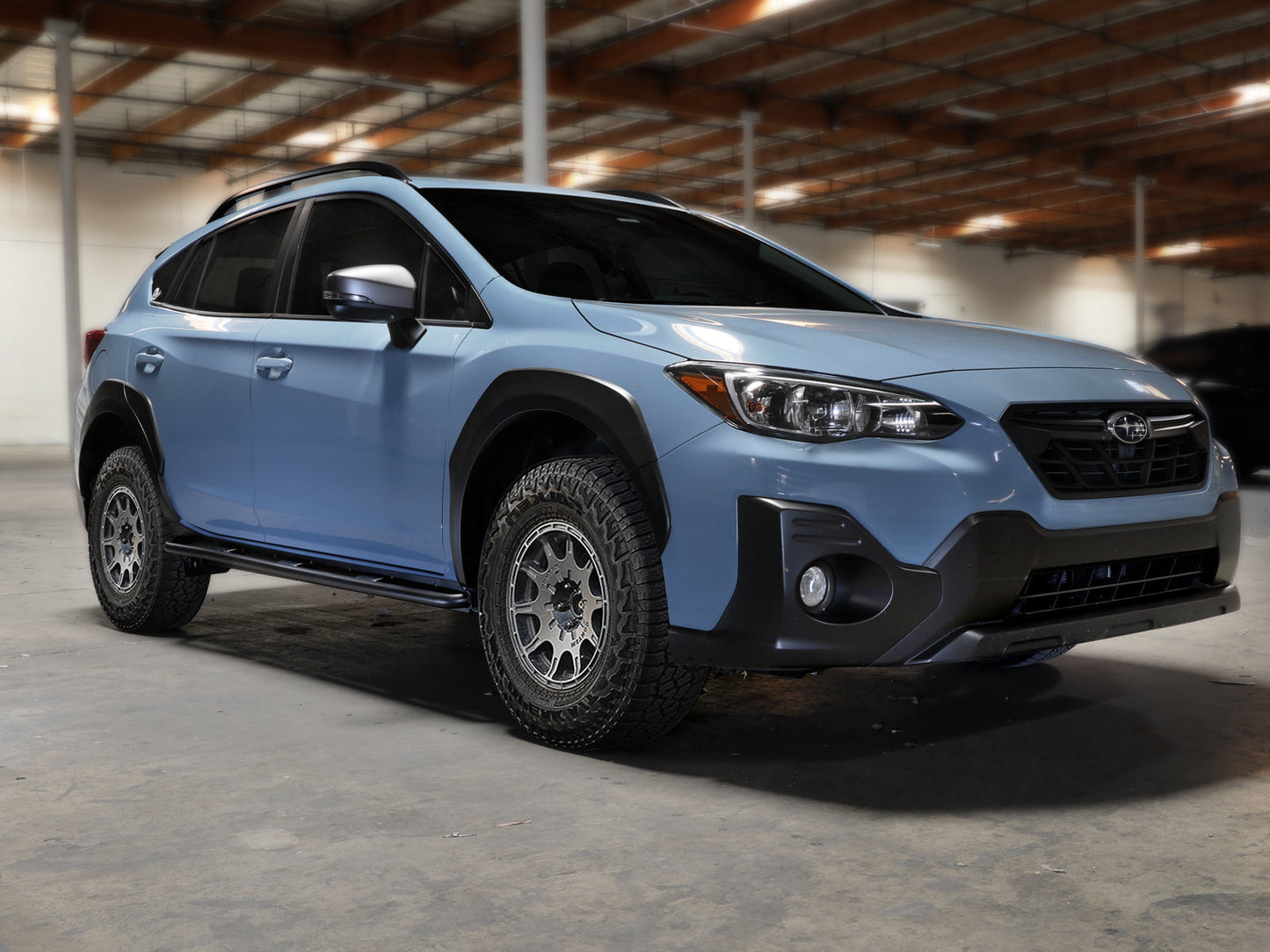 aFe Power 18-23 Subaru Crosstrek Terra Guard Off-Road Sliders - Black (79-27019)