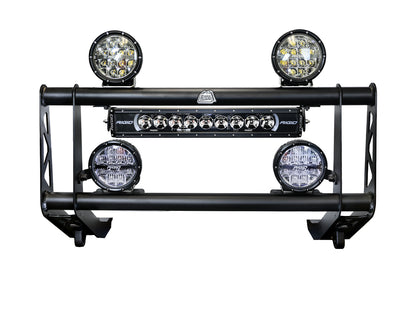 aFe 79-27021L Terra Guard Bull Bar w/ RIGID Lights For Land Cruiser J250 24+
