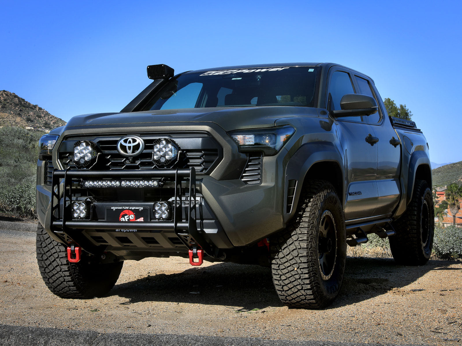 aFe 79-27030 Terra Guard Bull Bar For Toyota Tacoma N400 24-26