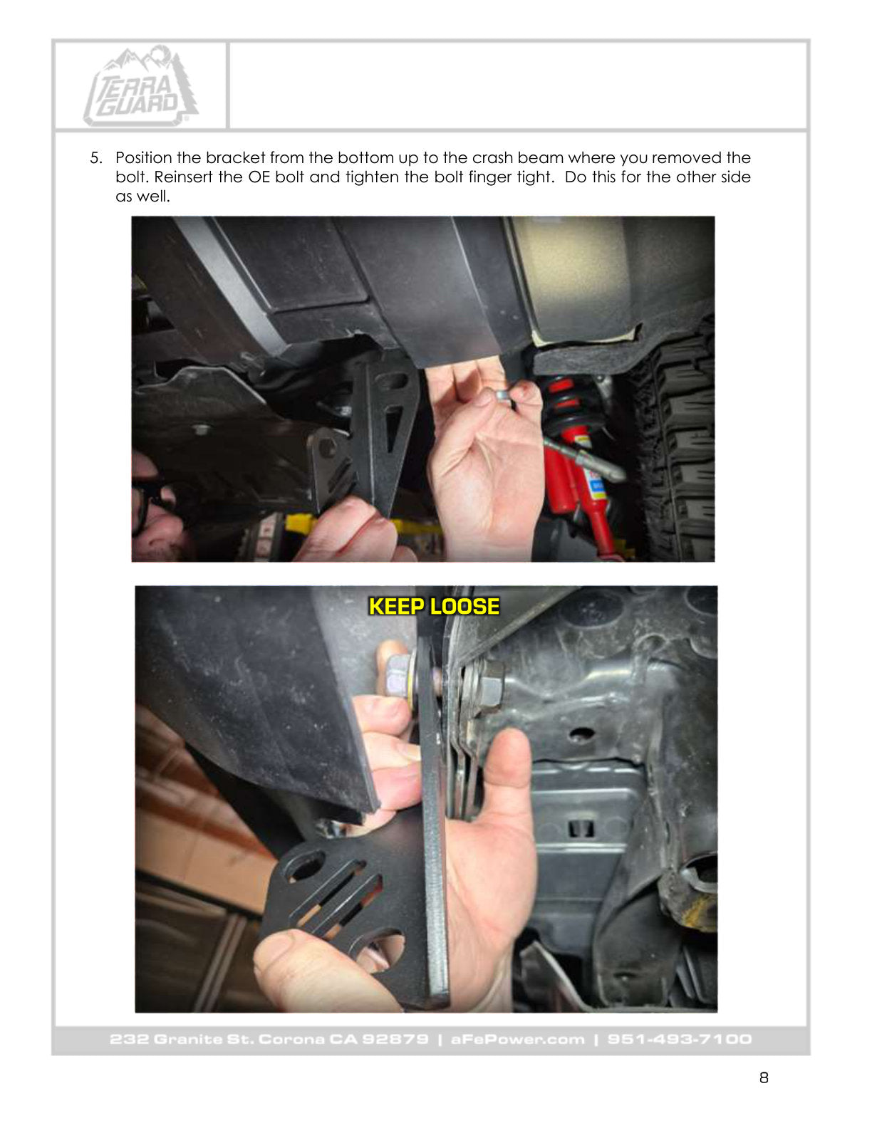 aFe 79-27031 Bull Bar No Drill No Cut Installation For Toyota 4Runner