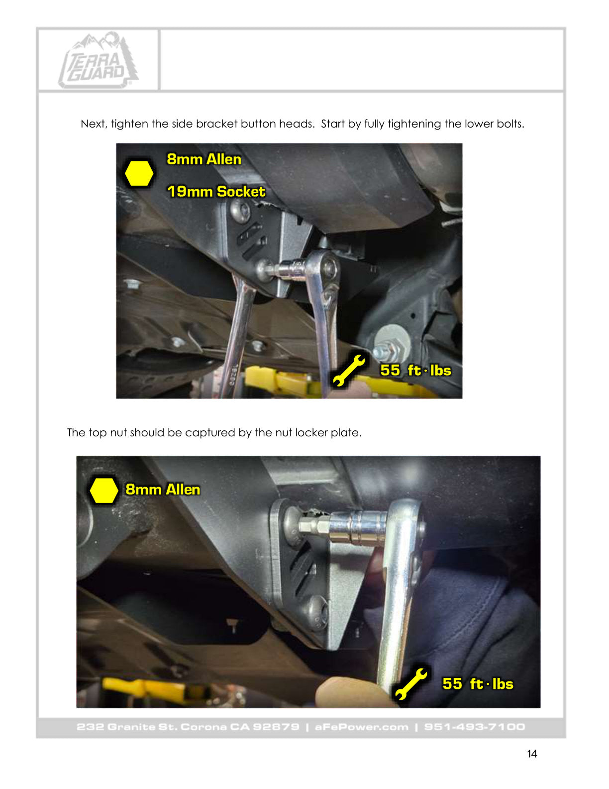 aFe 79-27031 Bull Bar No Drill No Cut Installation For Toyota 4Runner