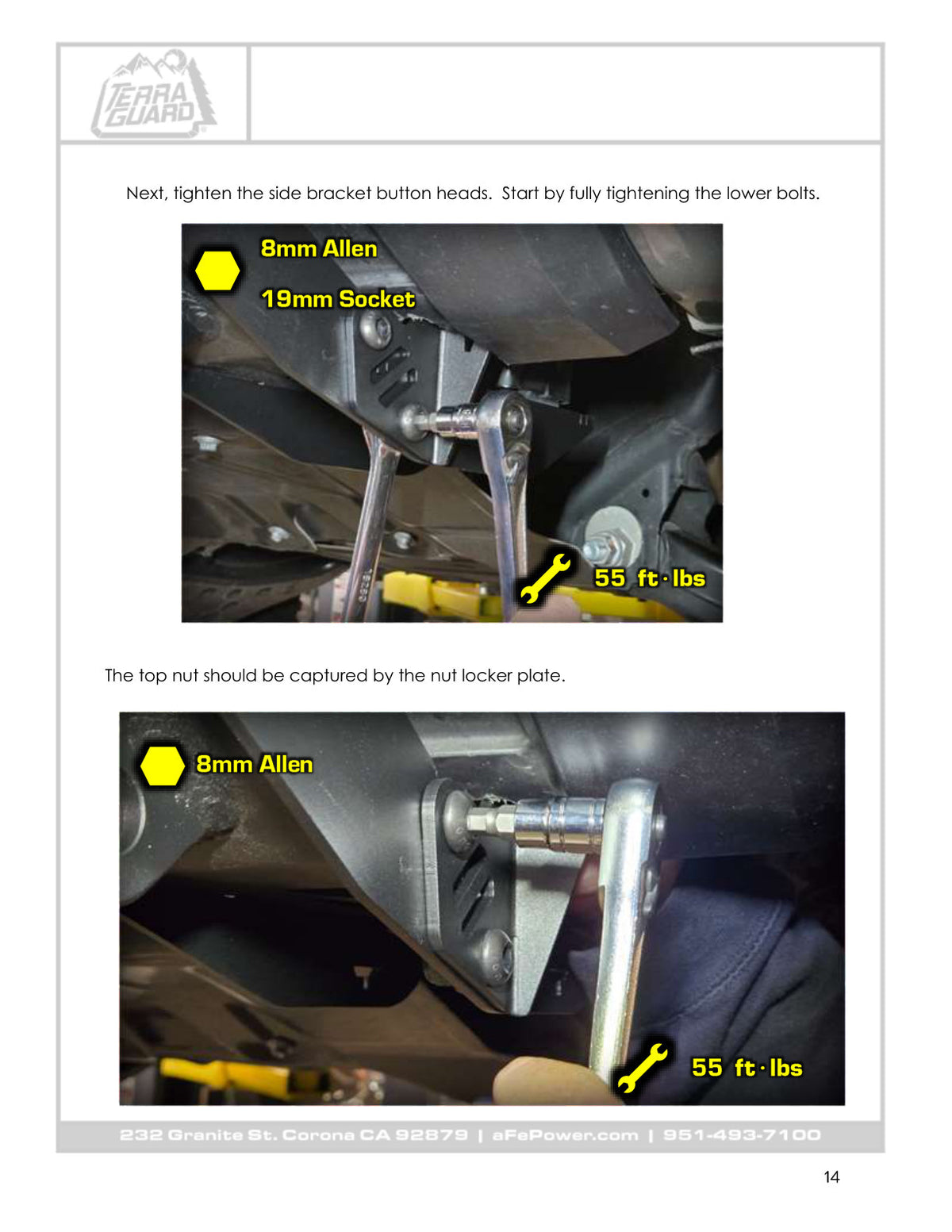 aFe 79-27031 Bull Bar No Drill No Cut Installation For Toyota 4Runner