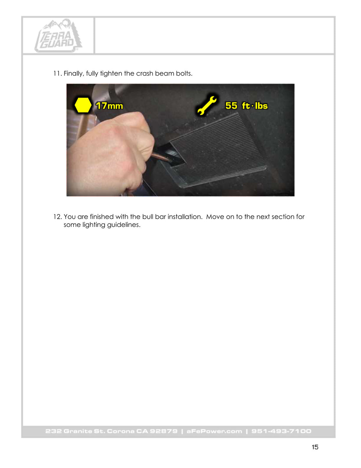 aFe 79-27031 Bull Bar No Drill No Cut Installation For Toyota 4Runner