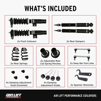 Air Lift Performance Coilover Kit - VW/Audi / Mk5 / Mk6 / Golf / GTI / Jetta / Passat / Mk2 TT / 8P A3 / & More