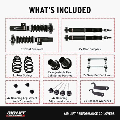 Air Lift Performance Coilover Kit - VW/Audi / Mk7 / Mk8 / Golf / GTI / R / A3 / S3 / Mk3 /TTS / TT-RS / & More