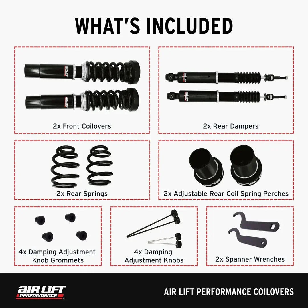 Air Lift Performance Coilover Kit - Audi / B8 / A4 / S4 / A5 / S5 / RS5