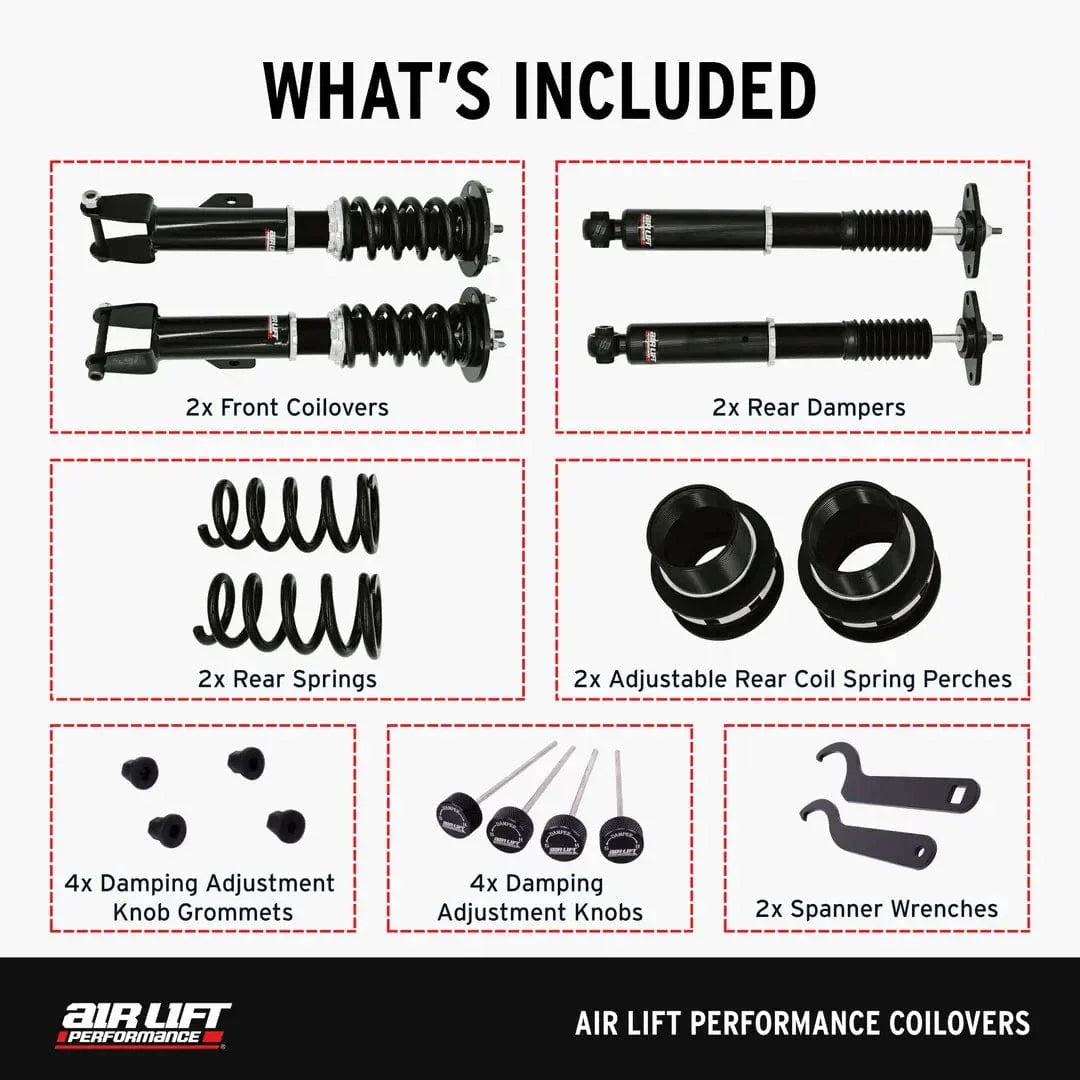Air Lift Performance Coilover Kit - Dodge / Challenger / Charger / Chrysler 300
