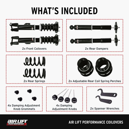 Air Lift Performance Coilover Kit - Dodge / Challenger / Charger / Chrysler 300