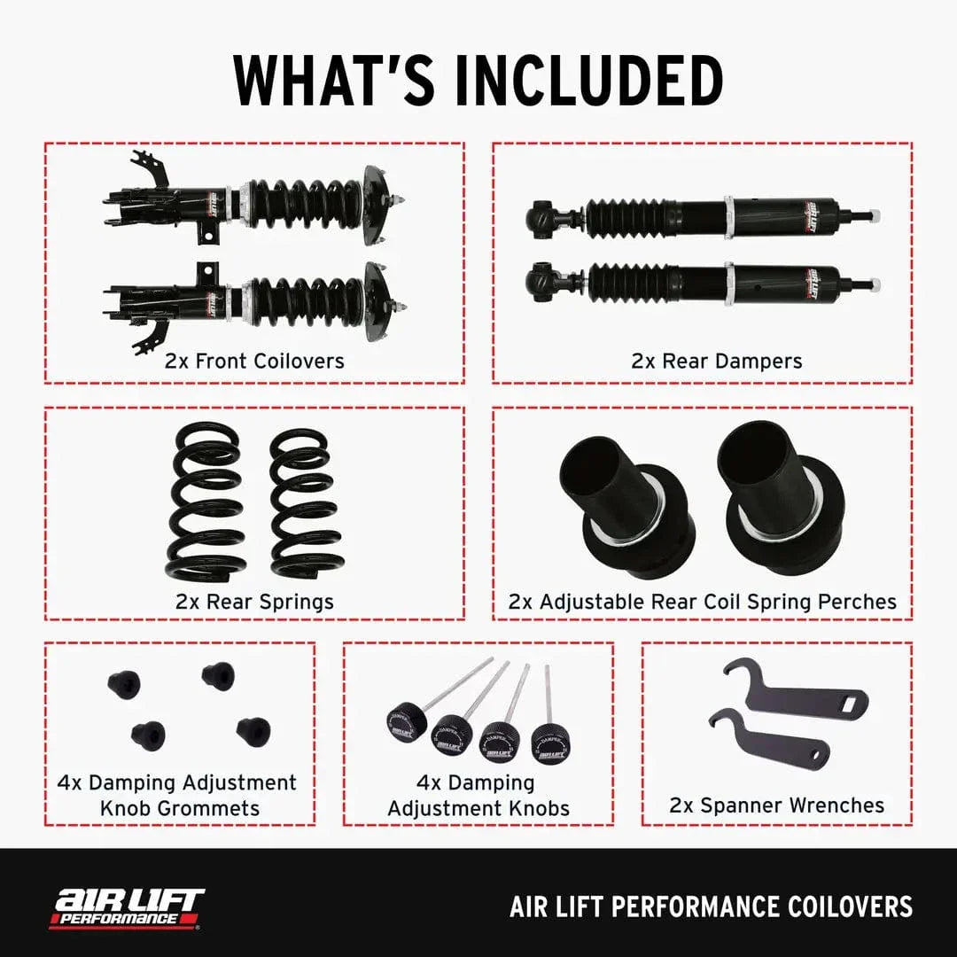 Air Lift Performance Coilover Kit - Lexus ES / Toyota / Avalon / Camry