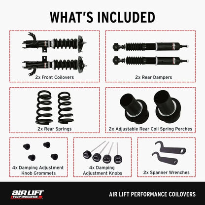 Air Lift Performance Coilover Kit - Lexus ES / Toyota / Avalon / Camry