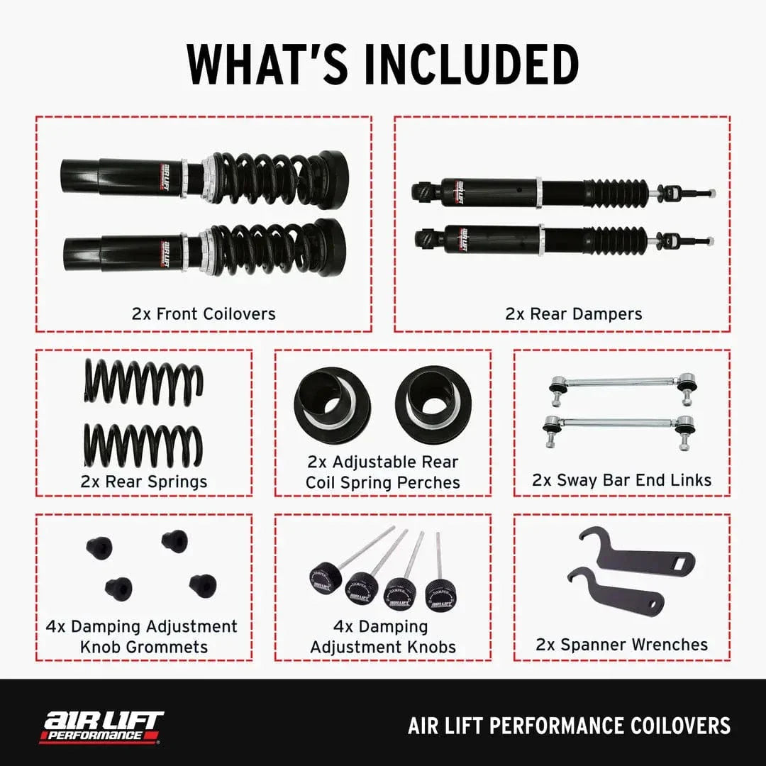 Air Lift Performance Coilover Kit - BMW / F2X / F3X / 228i / 328i / 335i / 435i / & More