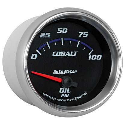 AutoMeter Cobalt 66.7mm 0-100 PSI Oil Pressure Gauge (7927)