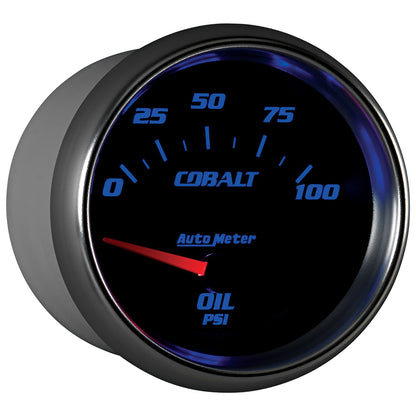 AutoMeter Cobalt 66.7mm 0-100 PSI Oil Pressure Gauge (7927)