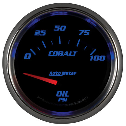 AutoMeter Cobalt 66.7mm 0-100 PSI Oil Pressure Gauge (7927)