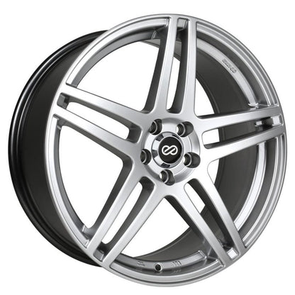 (set of 4) Enkei RSF5 Hyper Silver | 16x7" +38mm | 5x100mm Wheels