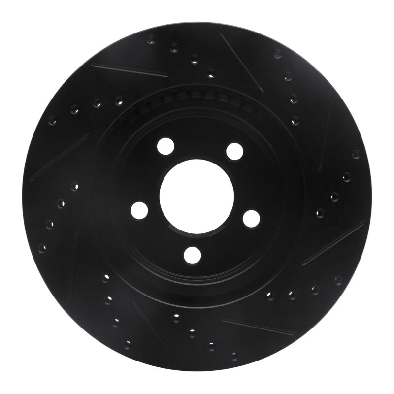 DFC D&S Black Brake Rotor (FRONT LEFT): Chrysler 300 (05-23)
