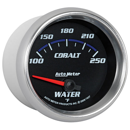 AutoMeter Cobalt 66mm 100-250 Degree F Electric Water Temperature Gauge (7937)