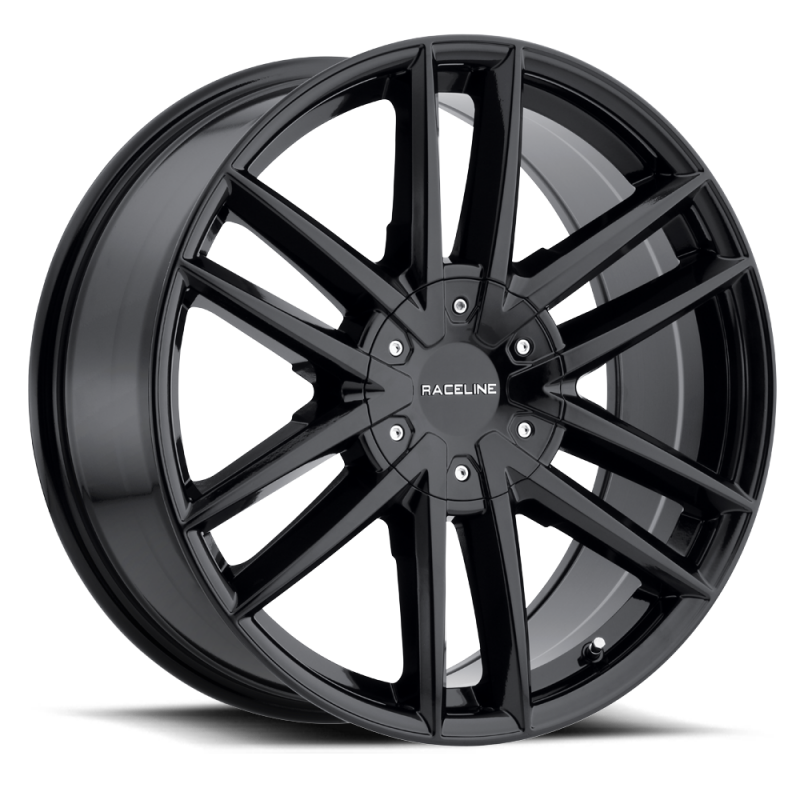 Raceline 158 Impulse Gloss Black | 18x8" +35mm | 6x139.7/6x135mm Wheel