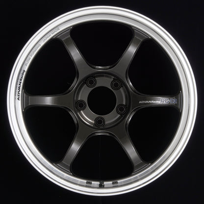 Advan RG-D2 Machining/Black Gunmetallic | 18x10" +35mm | 5x114.3mm Wheels