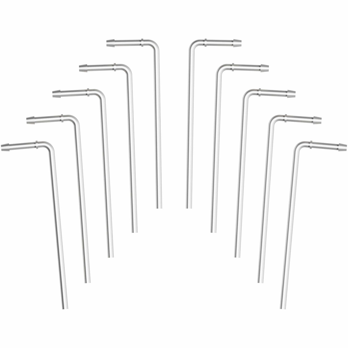 MagnaFlow 0.50in. 90deg. Bend Barbed Performance Exhaust 10-Pack Hanger 10153