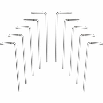 MagnaFlow 0.50in. 90deg. Bend Barbed Performance Exhaust 10-Pack Hanger 10153