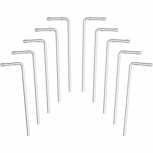 MagnaFlow 0.50in. 90deg. Bend Barbed Performance Exhaust 10-Pack Hanger 10153