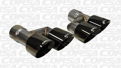 CORSA Replacement / 4.0 in Twin Tip Kit | 2015-2017 Ford Mustang GT 5.0L V8 CORSA Systems (14333)