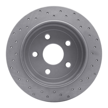 DFC Rear Left D&S Geoperformance Rotor (REAR): Jeep Wrangler (07-18)