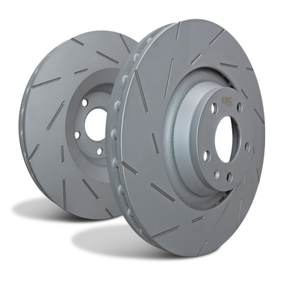 EBC Brakes USR7875 USR Series Sport Slotted Rotor Set for Elantra N Kona N