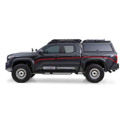 Westin 20-42785 Black Outlaw Drop Running Boards for 24+ Toyota Tacoma DoubleCab