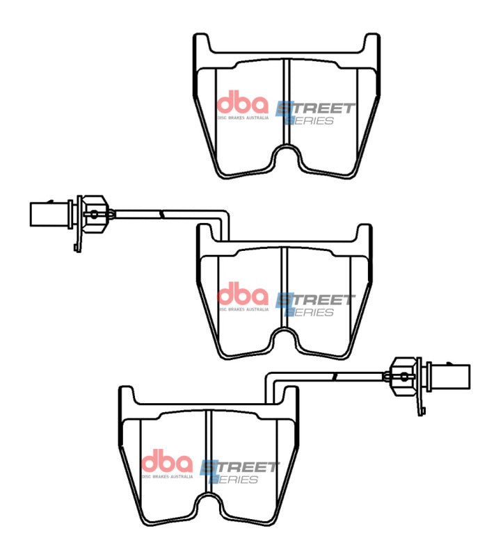 DBA Street Series Front Brake Pads | Audi A6 (12-18) (DB15110SS)